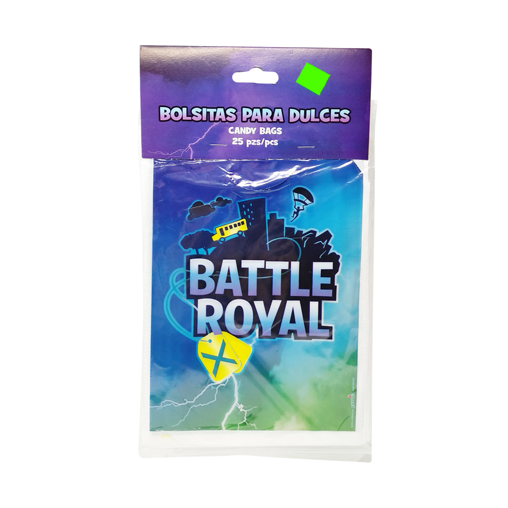 Battle Royal Bolsitas para Dulces - 25 piezas