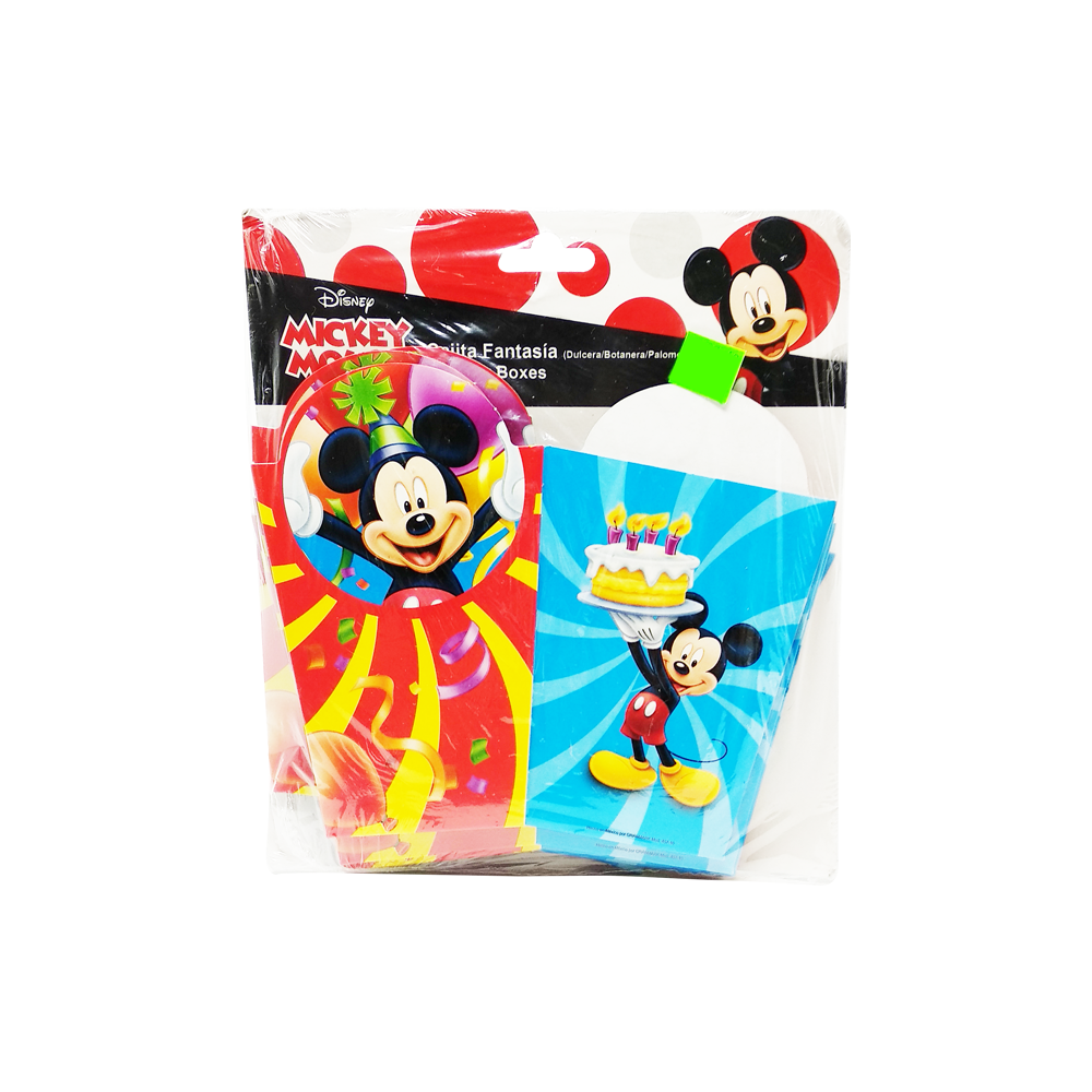 Mickey Mouse Cajita Fantasía - 6 piezas