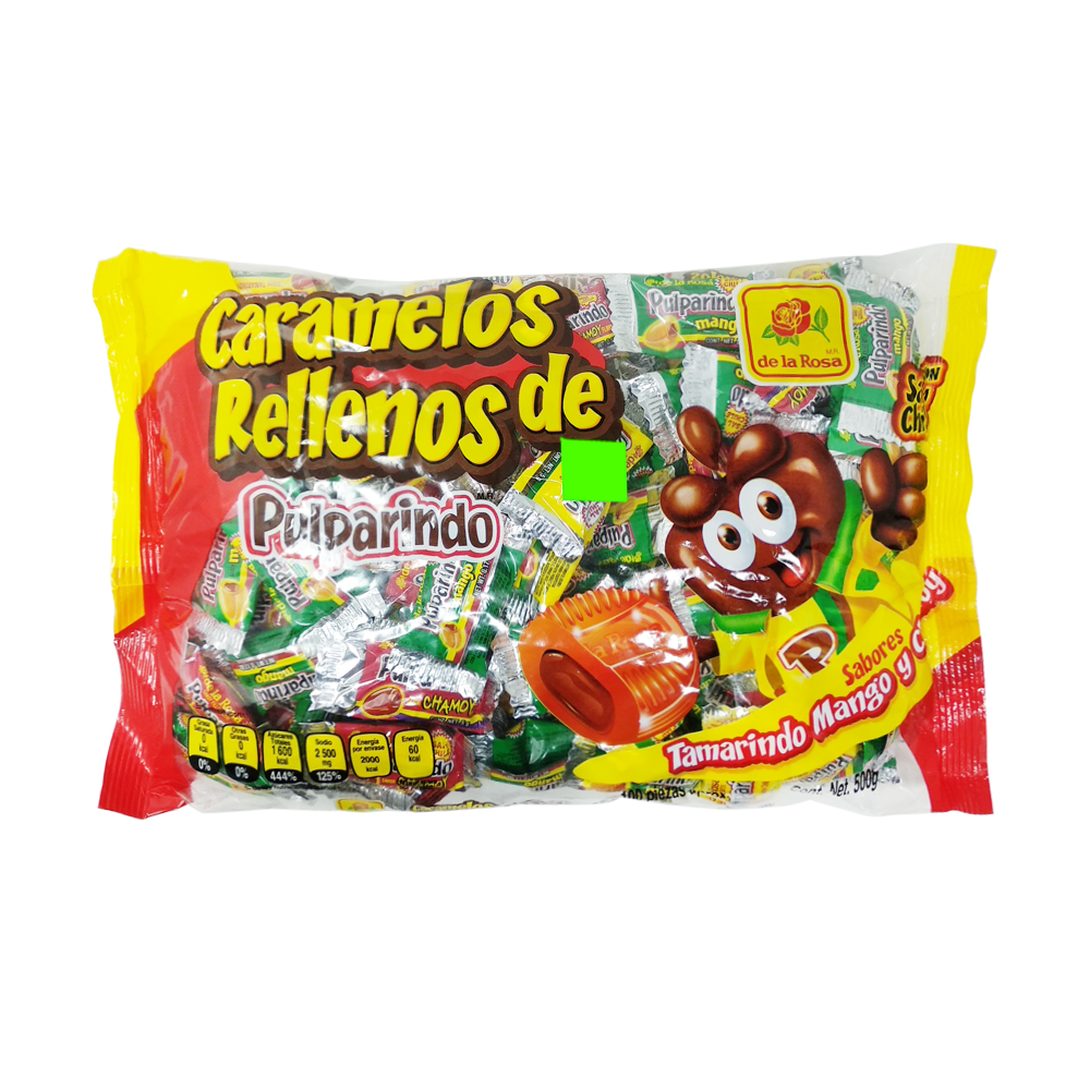 Caramelos Rellenos de Pulparindo - De La Rosa - 500g