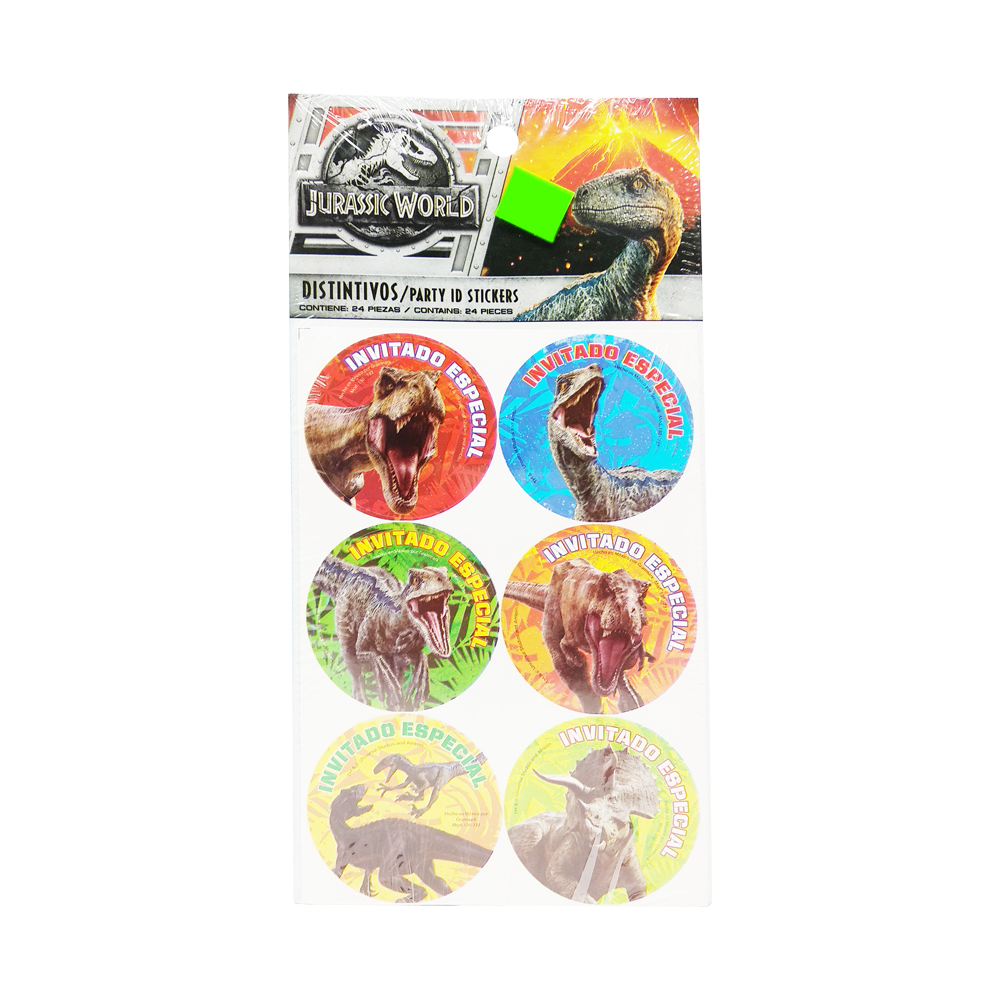 Jurassic World Distintivos - 24 piezas