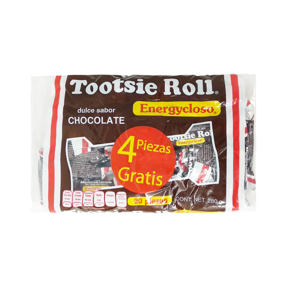 Tootsie Roll Energycloso - Tutsi - 20 piezas