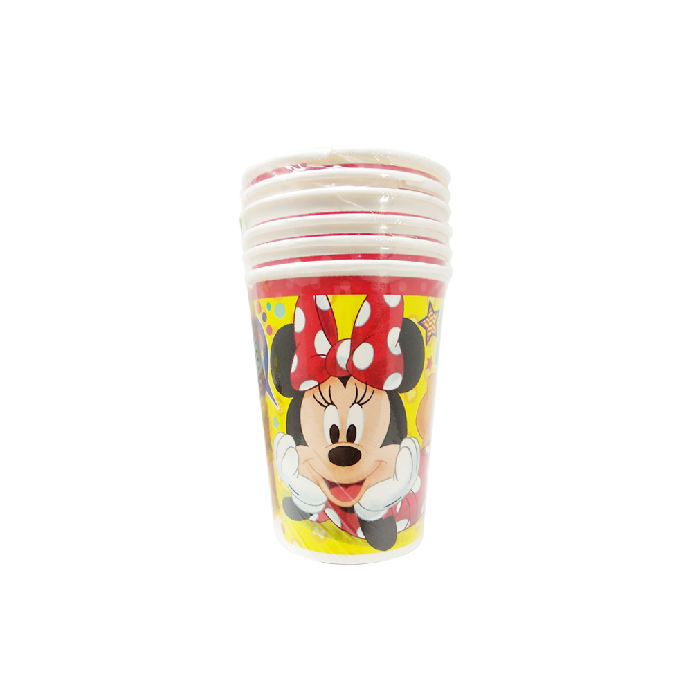 Minnie Mouse Vasos - 6 piezas